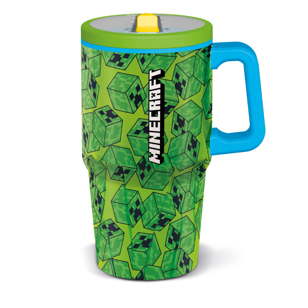 Double Wall Insulated Stainless Steel Tumbler-640ml-Minecraft