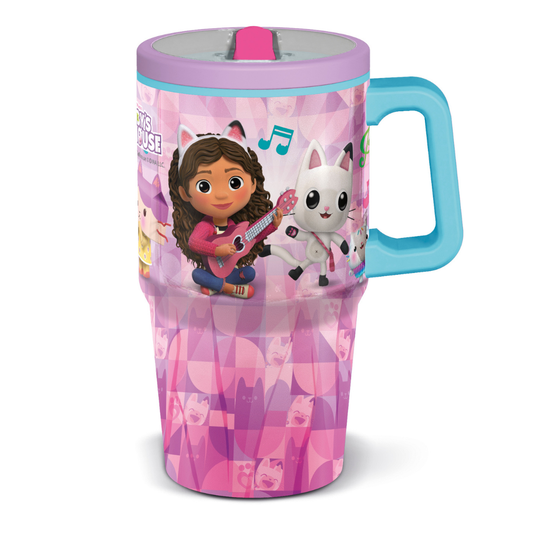 Double Wall Insulated Stainless Steel Tumbler-640ml-Gabby's Dollhouse