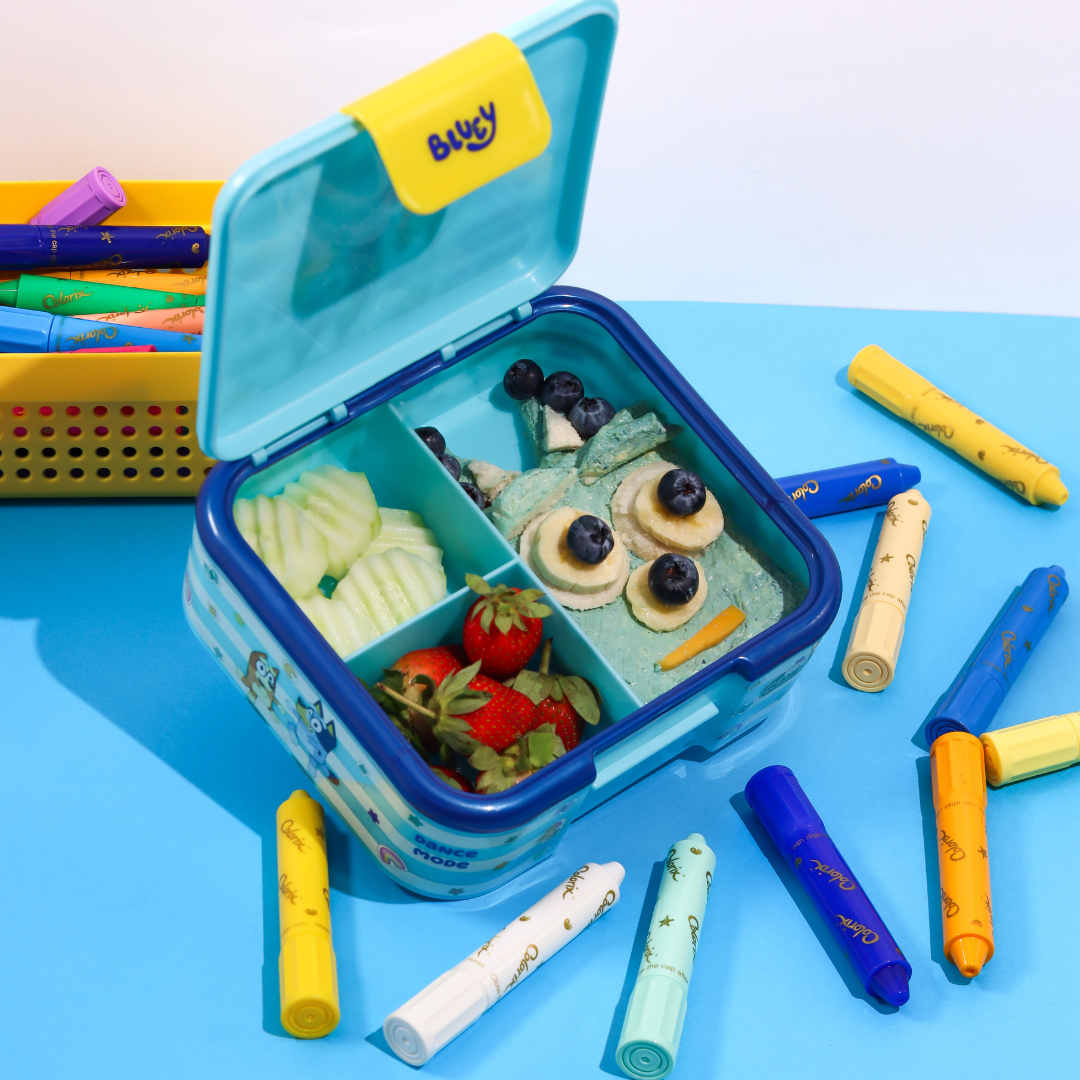 Supreme Multi Compartment Sandwich Box-BLUEY
