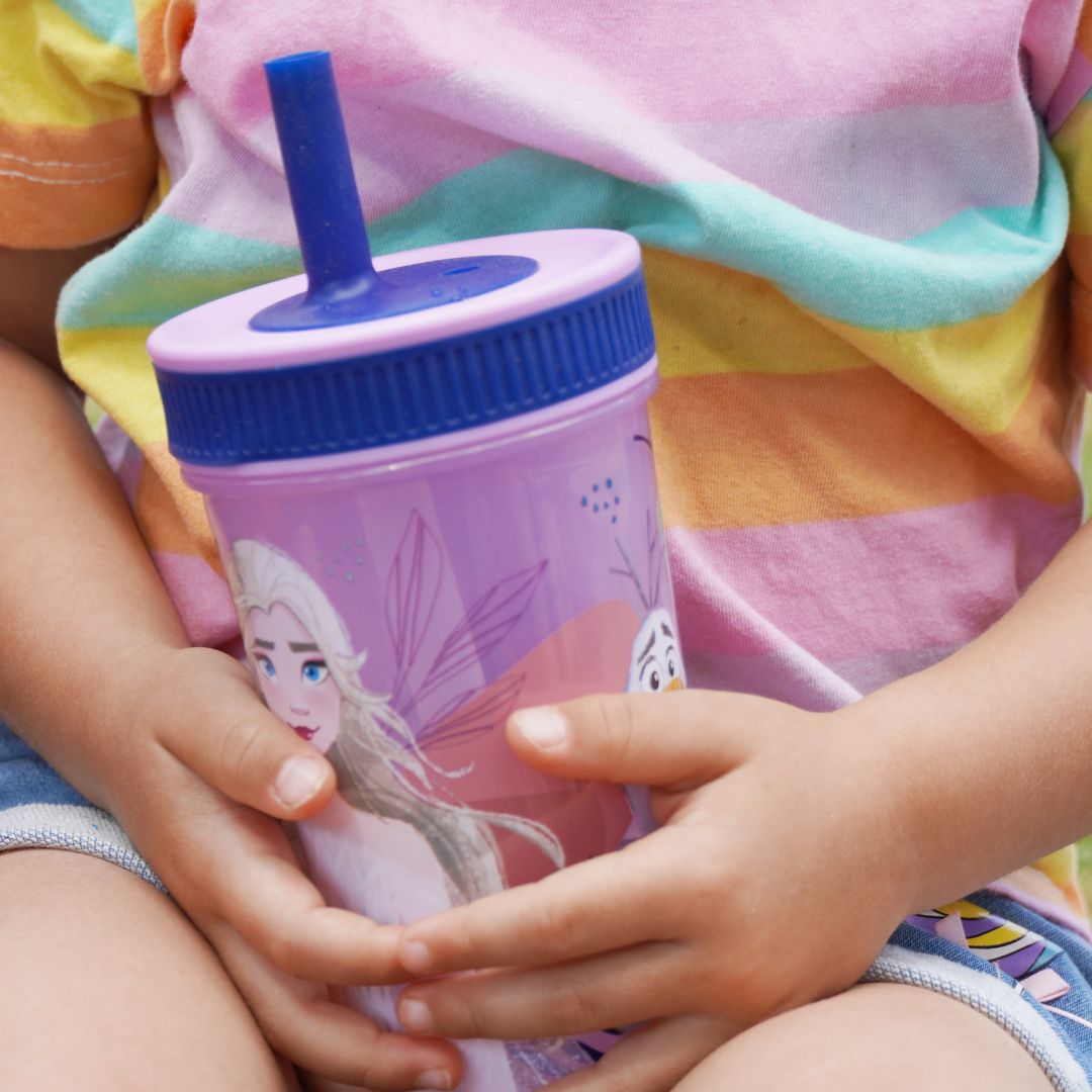 Frozen - Leakproof Silicone Straw Tumbler - 420ml