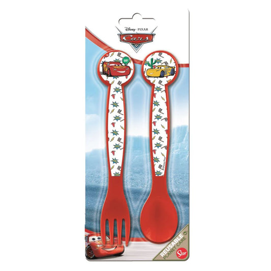 Cars 2 Piece Cutlery Set