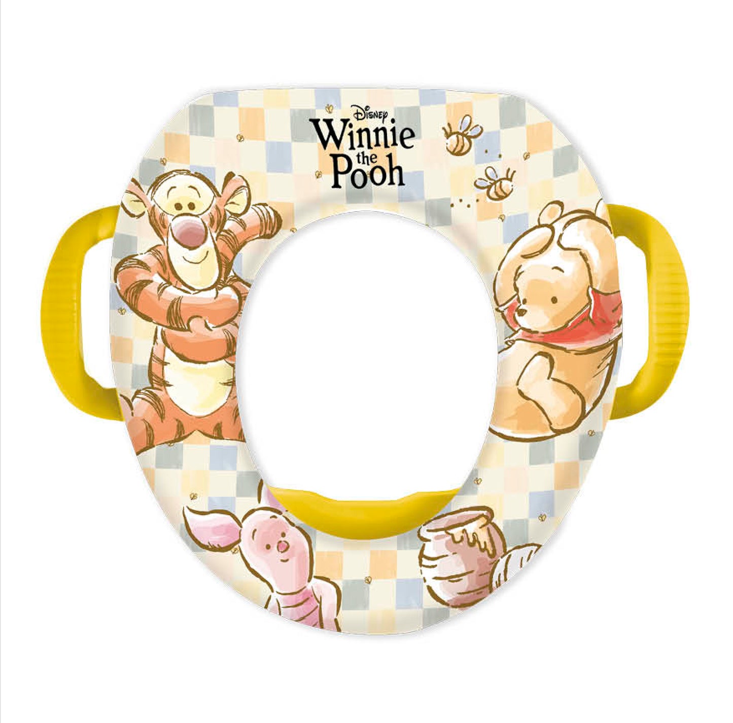 Toilet Seat with Handles - Pooh and Friends