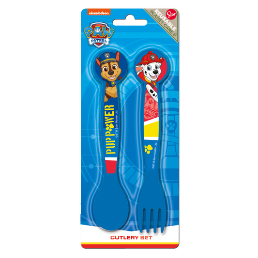 Paw Patrol Boys 2 Piece Cutlery Set