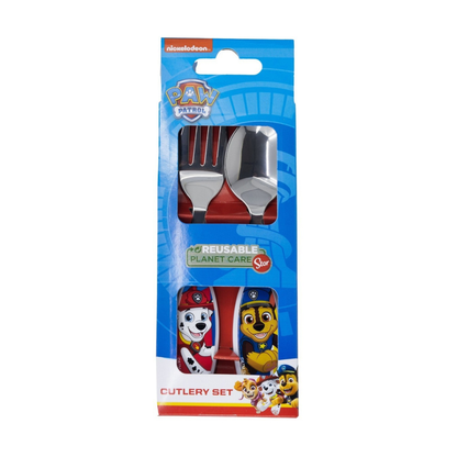 Paw Patrol 2 Piece Cutlery Set - Stainless Steel