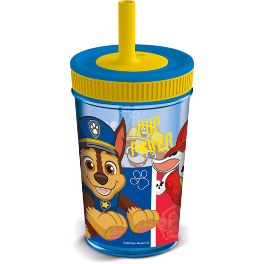 Paw Patrol - Leakproof Silicone Straw Tumbler - 420ml