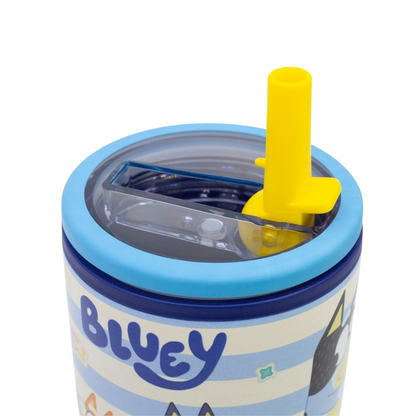 Double Wall Insulated Stainless Steel Tumbler-640ml-Bluey