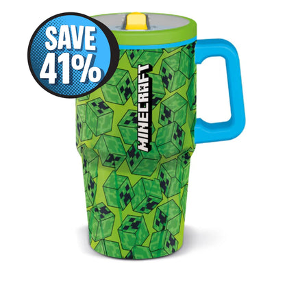 Double Wall Insulated Stainless Steel Tumbler-640ml-Minecraft